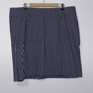 Signature collection Blue and White Pencil Knee-Length skirt women’s size 18W
